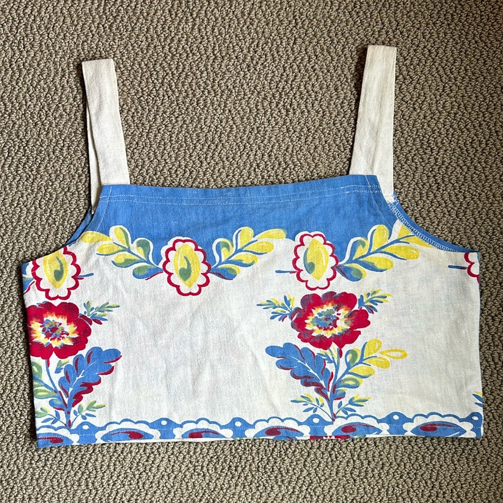 Re-worked vintage top, made in Seattle